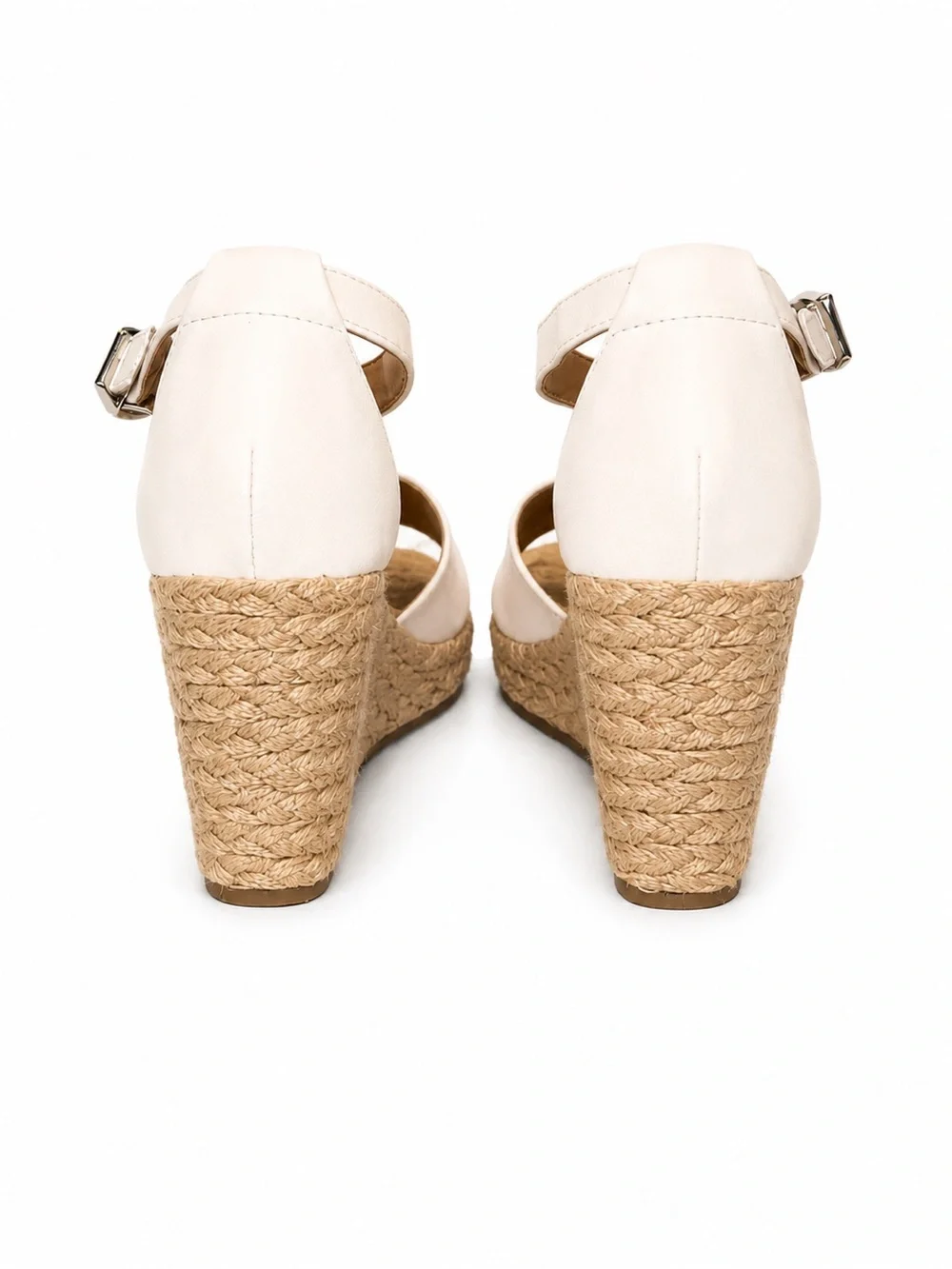 Style & Co. Seleene White Espadrille Wedge Sandals ✨Worn once!✨– Size 10M